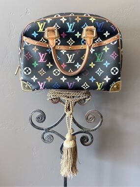 Louis Vuitton Black Multicolor Alma PM